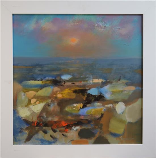 § Danny Ferguson (1925-1993) Sea Edge 23.25 x 23.25in.